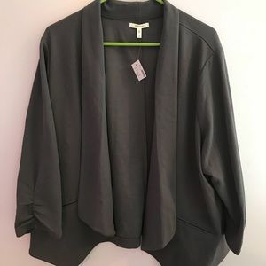Grey 3/4 Sleeve Blazer, Brand New With Tags